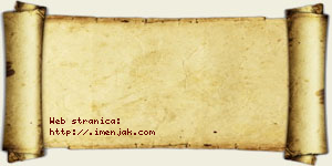 Danica Zebić vizit kartica